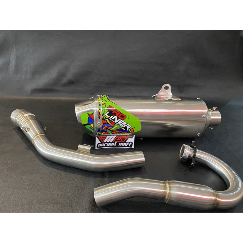 KNALPOT PROLINER XR1 PRO 250 CC KLX 150 / KNALPOT PROLINER KLX 150 XR1 BORE UP 250 CC