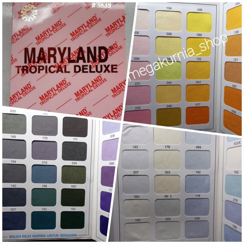 Kain/Bahan Maryland Tropical Deluxe Original