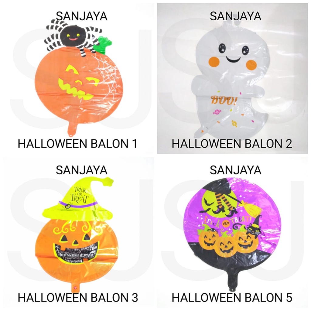 BALON HALLOWEEN / BALON DEKORASI PESTA HALLOWEEN / HALLOWEEN BALON