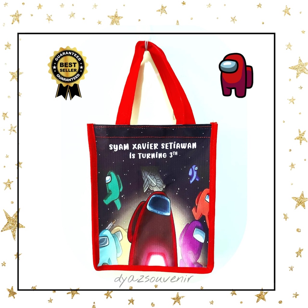 

Tas Among Us / Tote Bag Among Us / Tas PVC Among Us / Souvenir Among Us / Tas Ulang tahun