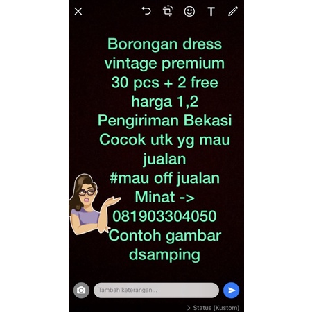 dress vintage borongan