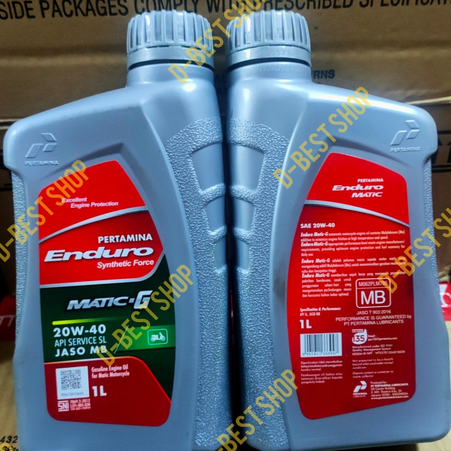 Oli mesin Enduro Matic G 20/40- 1 liter