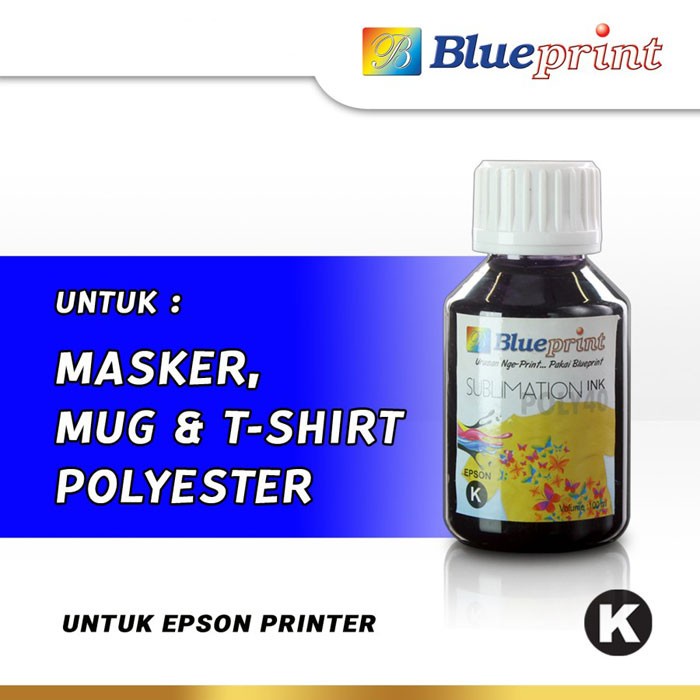 Blueprint Tinta Sublim 100 ml Sublimation Ink Printer Epson