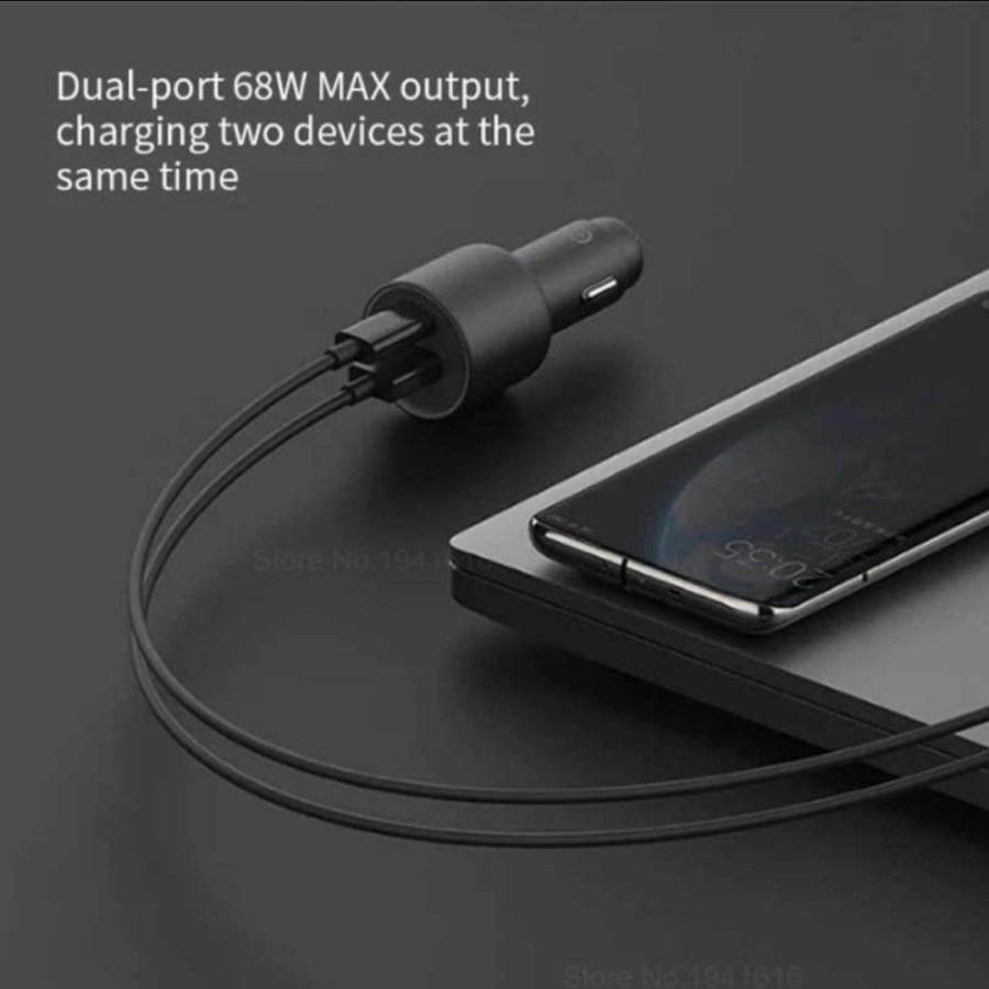 MI Car Charger 1A1C Dual USB-C / USB-A 100Watt