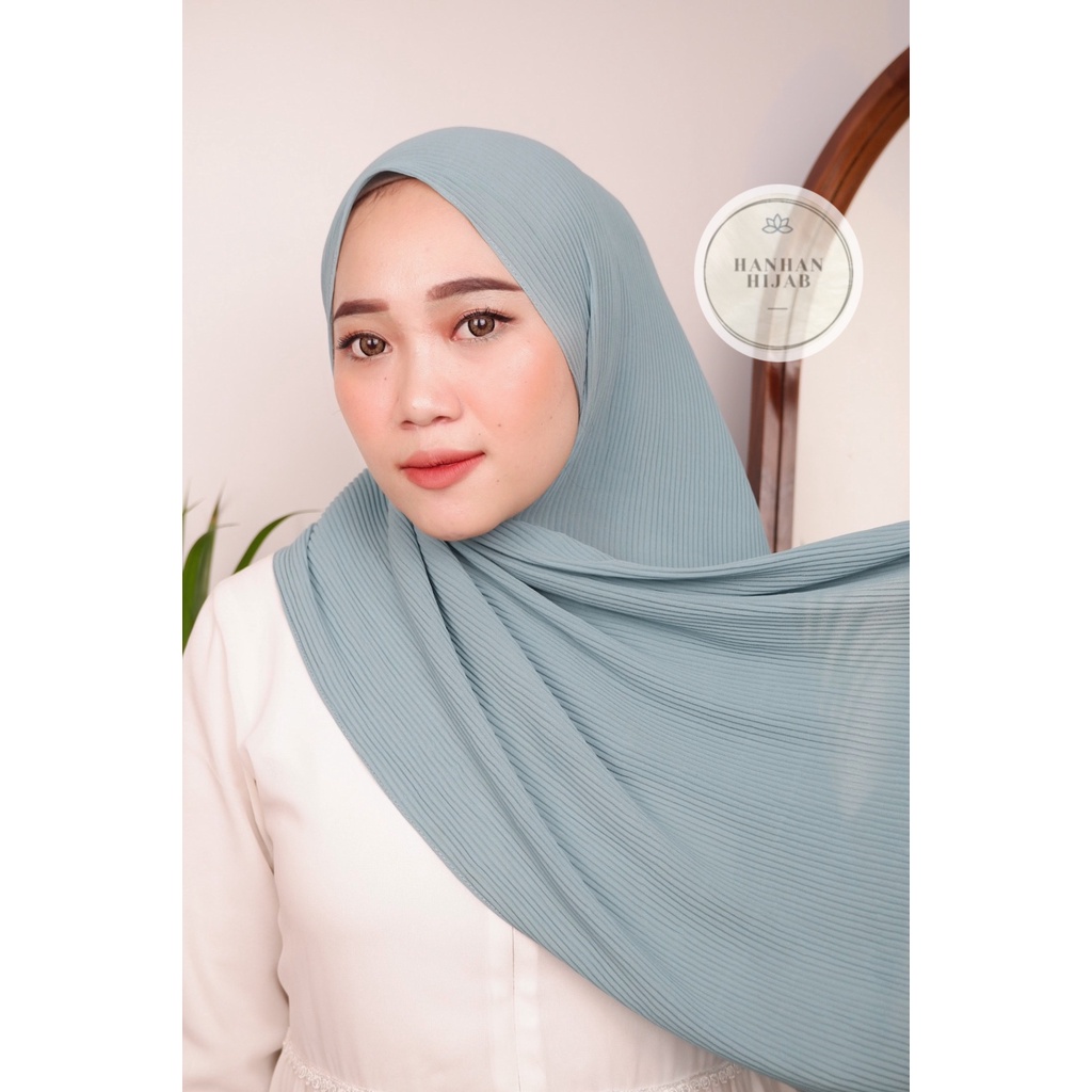PLEATED SHAWL / PASHMINA FULL PLISKET-Wardah