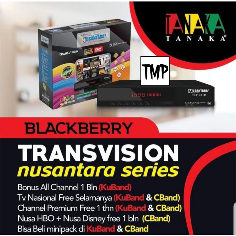 Receiver Transvision Nusantara HD Blackberry