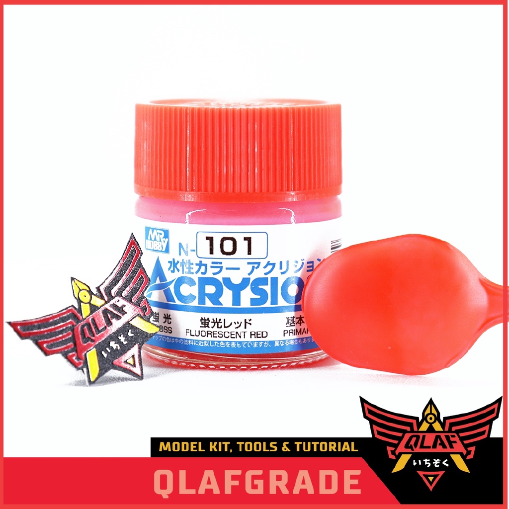 

MR ACRYSION FLUORESCENT RED N101 Cat gundam airbrush acrylic akrilik