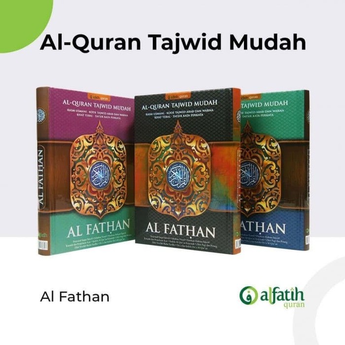 AL QURAN Al Fathan Al-Quran AlQuran Tajwid Warna Ayat Perkata (A4)