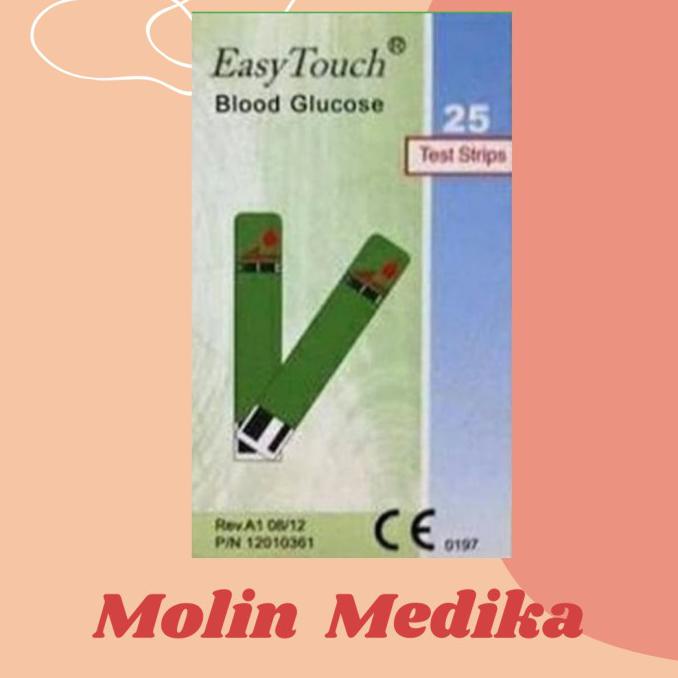 ( BISA COD ) Strip Easy Touch Gula Darah / Strip Glucose Easy Touch isi 25 SPECIAL [Kode 1|Kode