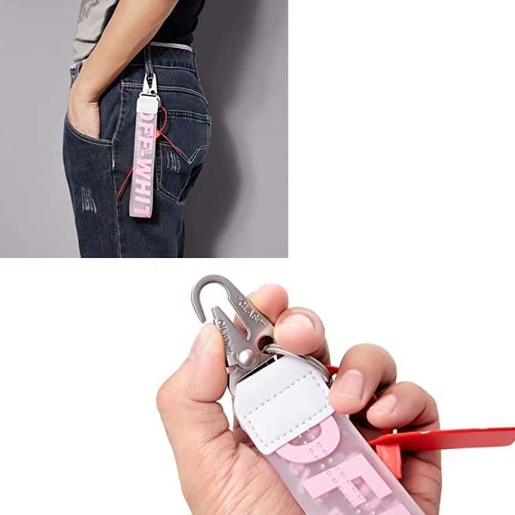 Off White Ow Jelly Lanyard &amp; Fashion Webbing Exquisite Mobile Phone Keychain Keyring / Denim Rope / Lanyard Decoration