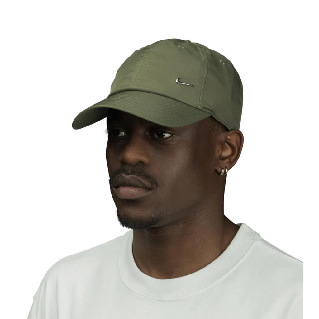 Original Topi Nike H86 Metal Swoosh Cap 943092-222 Medium Olive