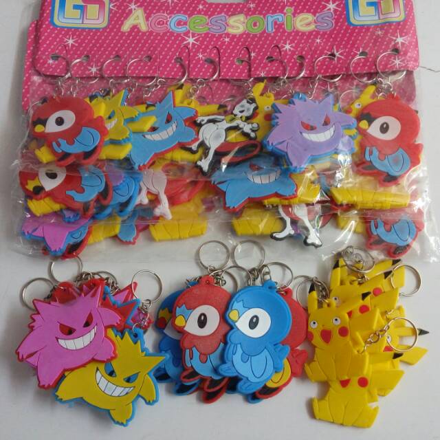 GANTUNGAN KUNCI KARET, GANTUNGAN KUNCI POKEMON