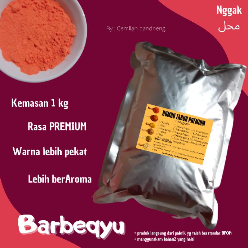 bumbu tabur premium rasa barbekiu kemasan 1 kg