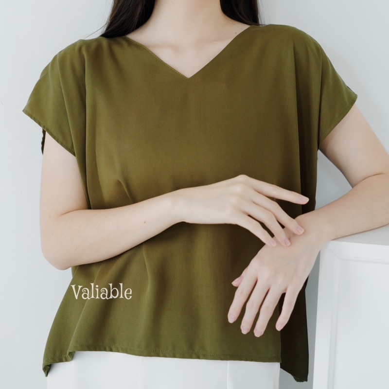 Basic Vneck Blouse