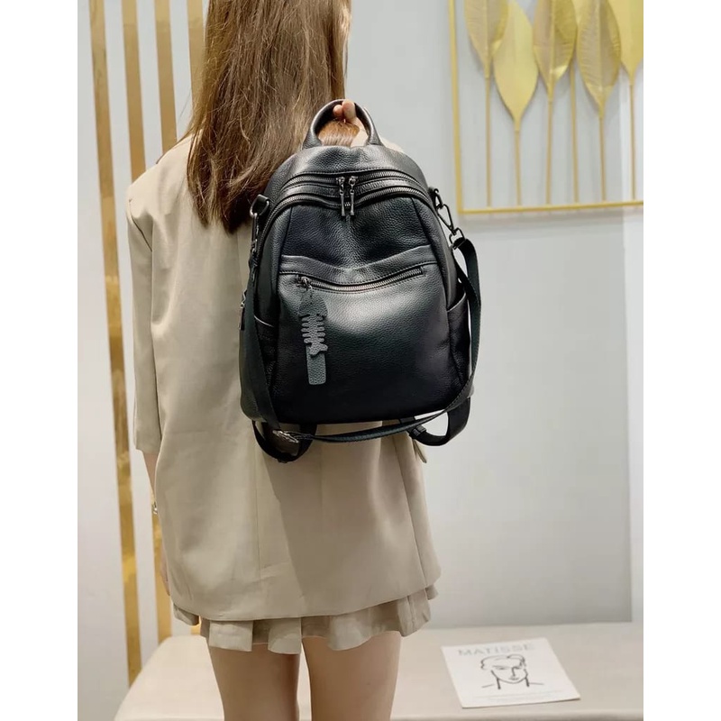 TAS RANSEL PUNGGUNG WANITA PREMIUM / TAS MULTIFUNGSI SELEMPANG STYLE 091