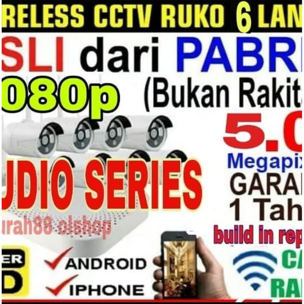 paket  cctv 8cam 4cam audio 5mp audio series