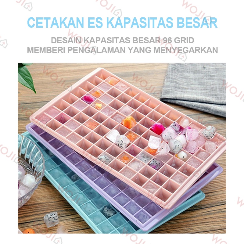 Cetakan Es Batu Diamond 96 Kotak Kubus Grid Jelly Agar Ice Cube Tray