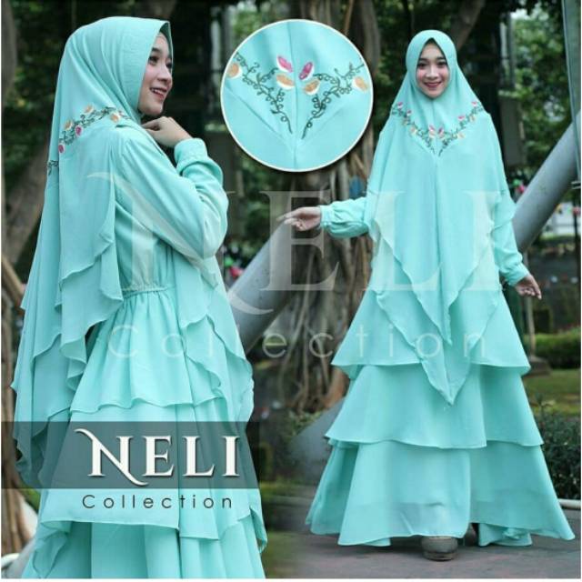 Gamis syari original by neli collection