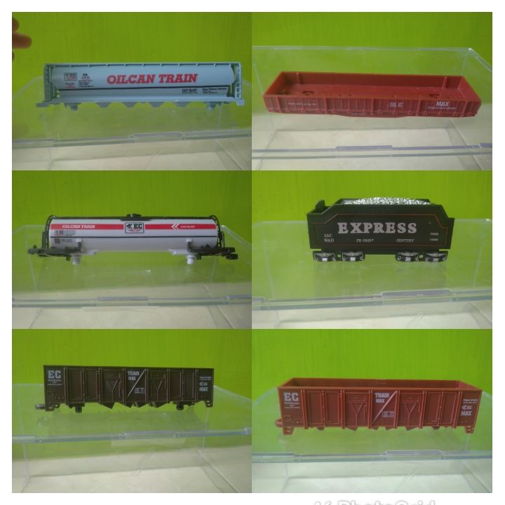 Mainan Kereta api Railking accessoris Body gerbong RAILKING express / Railking batubara / minyak rai