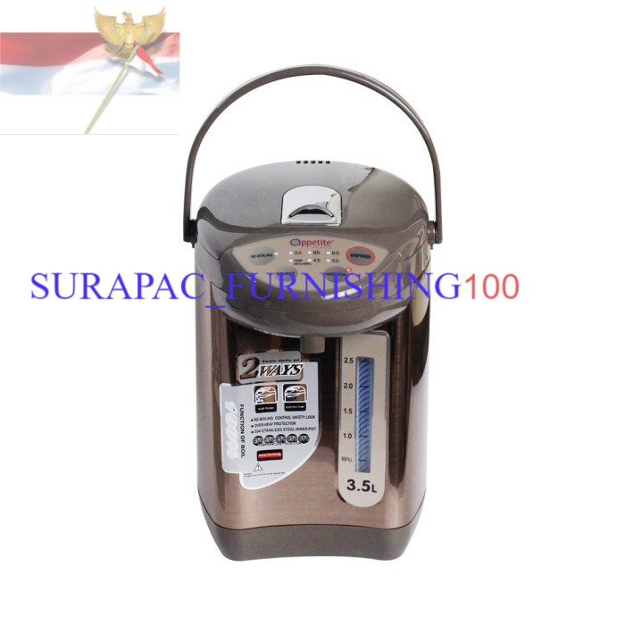 INFORMA – TEKO LISTRIK – WHITNEY ELECTRIC THERMO POT 3.5L