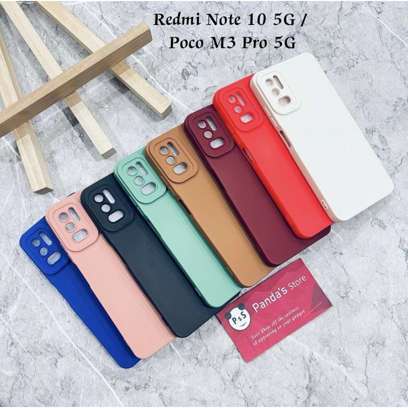 Softcase Pro Camera Redmi Note 10 5G / Poco M3 Pro 5G Candy Case Full Color 3D Silikon TPU