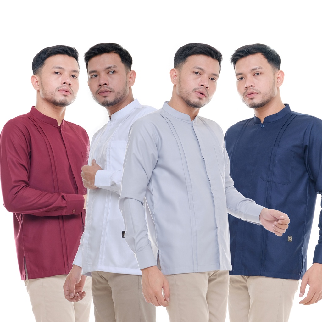 Kemeja Koko | Kemko | Baju Koko Tangan Panjang | Kemko Adha Mufatih