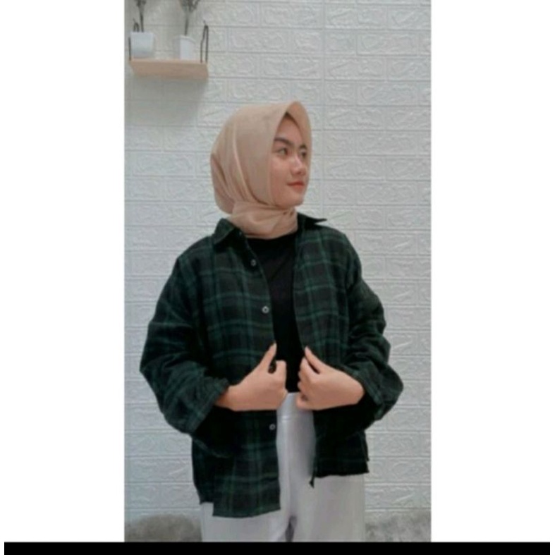 KEMEJA KIMBERLY PREMIUM KEMEJA FLANEL OVERSIZE//KEMEJA FLANEL WANITA
