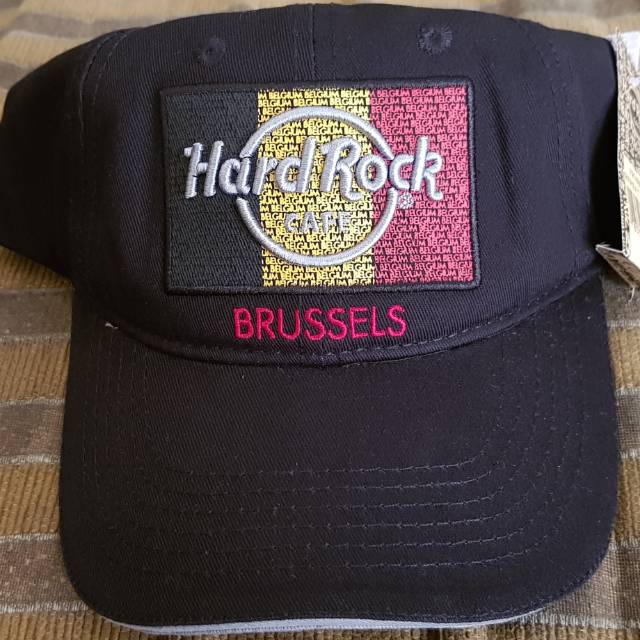 Topi "HRC (Hard Rock Cafe) BRUSSELS" ORIGINAL (Dibeli Langsung di HRC Brussels, Belgia)