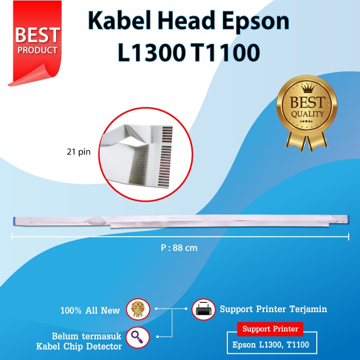 Kabel Flexible Head Epson T1100 L1300 Kabel Printhead Printer T 1100 L 1300