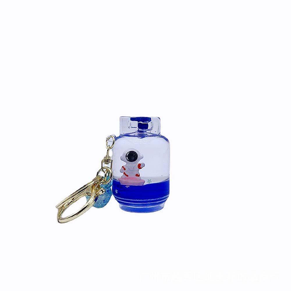 Augustina Astronot Floating Keychain Charm Fashion Wanita Anak Akrilik Tempat Kunci Mobil