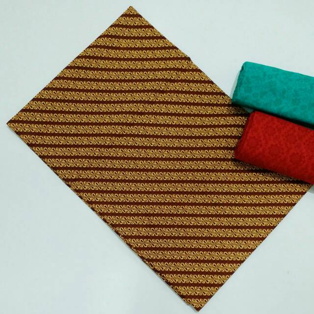 Kain jarik batik motif parang kecil sogan baru | cukin | kain lahiran | seserahan manten