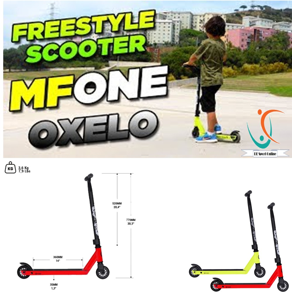 SKUTER FREESTYLE OXELO MF ONE 2016 PRODUK IMPORT ORIGINAL OXELO SCOOTER