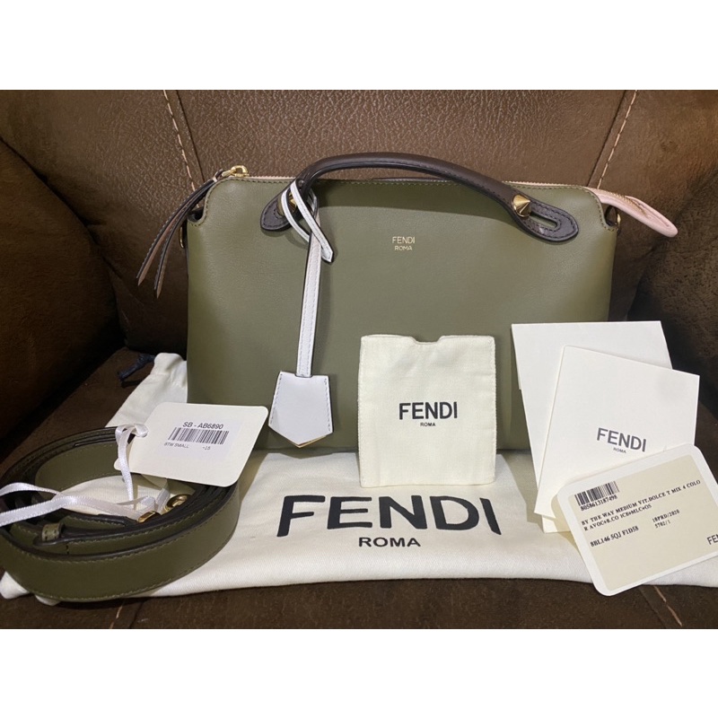 PRELOVED FENDI BTW 2020 SMALL AVOCADO ORIGINAL