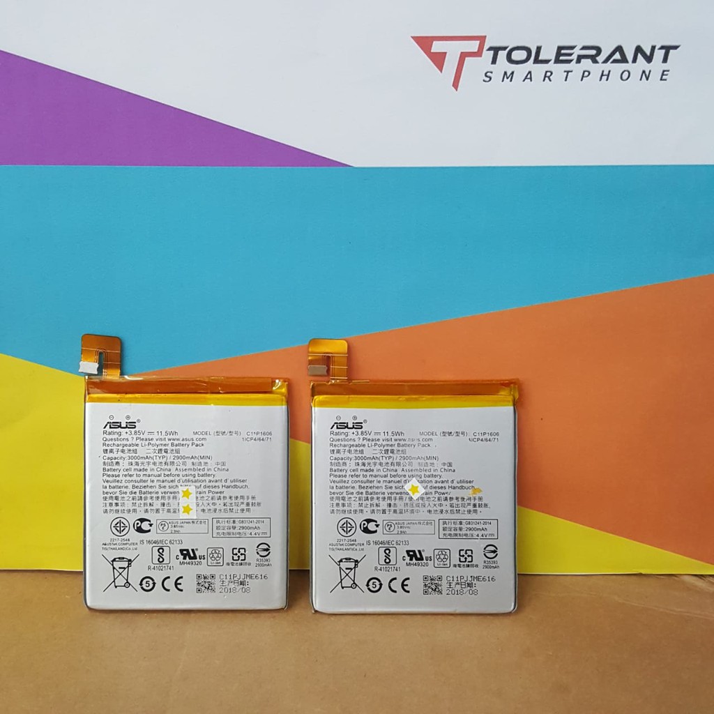 BATTERY BATERAI BATRE C11P1606 Asus Zenfone 3 Laser 5.5 ZC551KL Z01BDB Z01BDA Z01BD Z01BDC