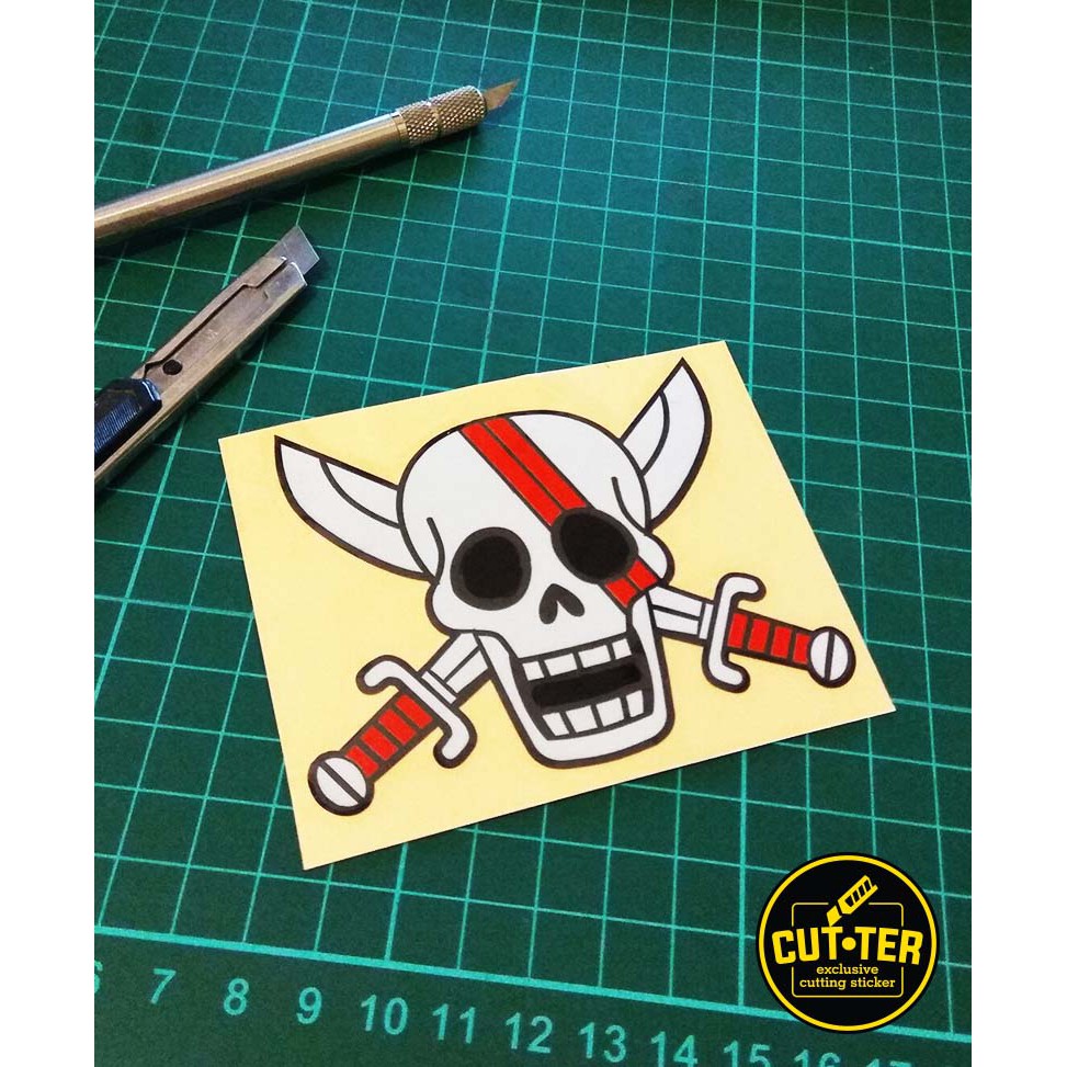 

cutting sticker SHANKS logo onepiece