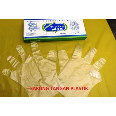 Sarung Tangan Plastik Tebukuro Bahan HDPE Tebal Food Grade