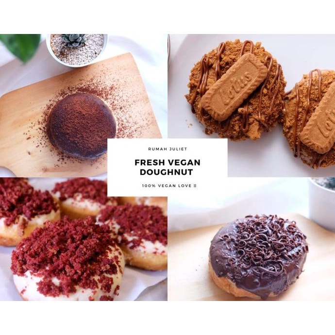 

[COD] Vegan donuts package 6pcs/ Donut Vegan/vegan donuts [COD]