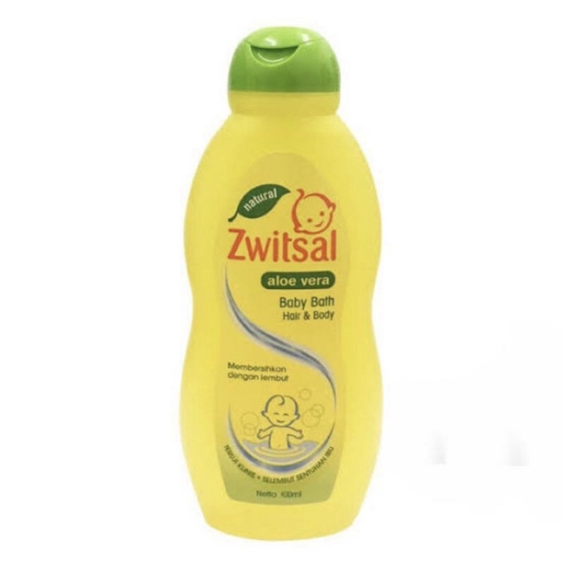 Zwitsal Baby Bath Hair and Body 2in1 Sabun Mandi dan Shampo 100ml