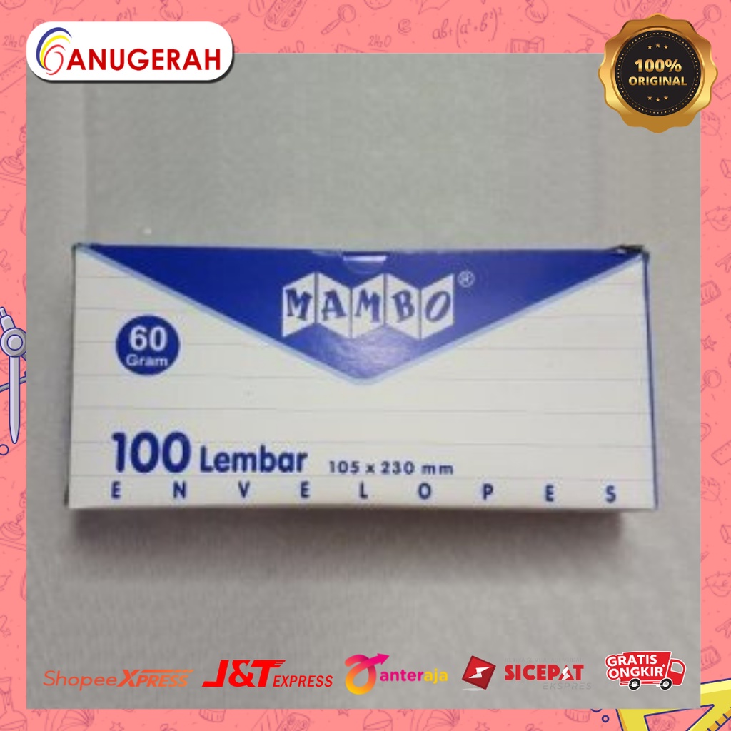 Jual Mambo L Gr Amplop Polos Tanpa Perekat Shopee Indonesia