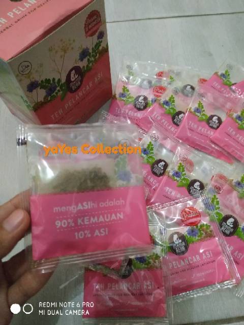 Teh pelancar ASI drink 100 % herbal healty minuman kesehatan ibu hamil menyusui mama bear satuan