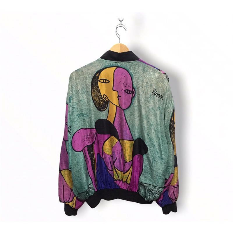 vintage jacket silk pablo picasso