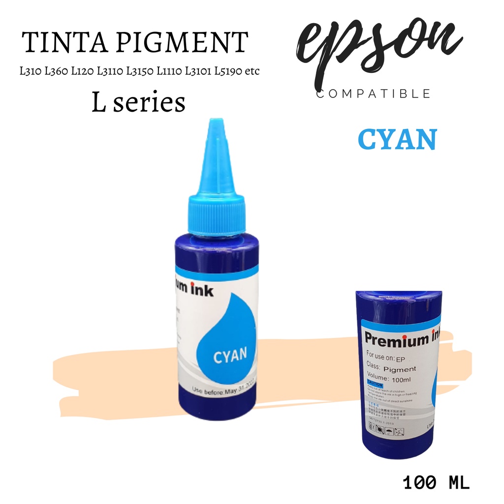 Tinta Pigment Epson WorkForce WF-C579R 1 paket 4 warna