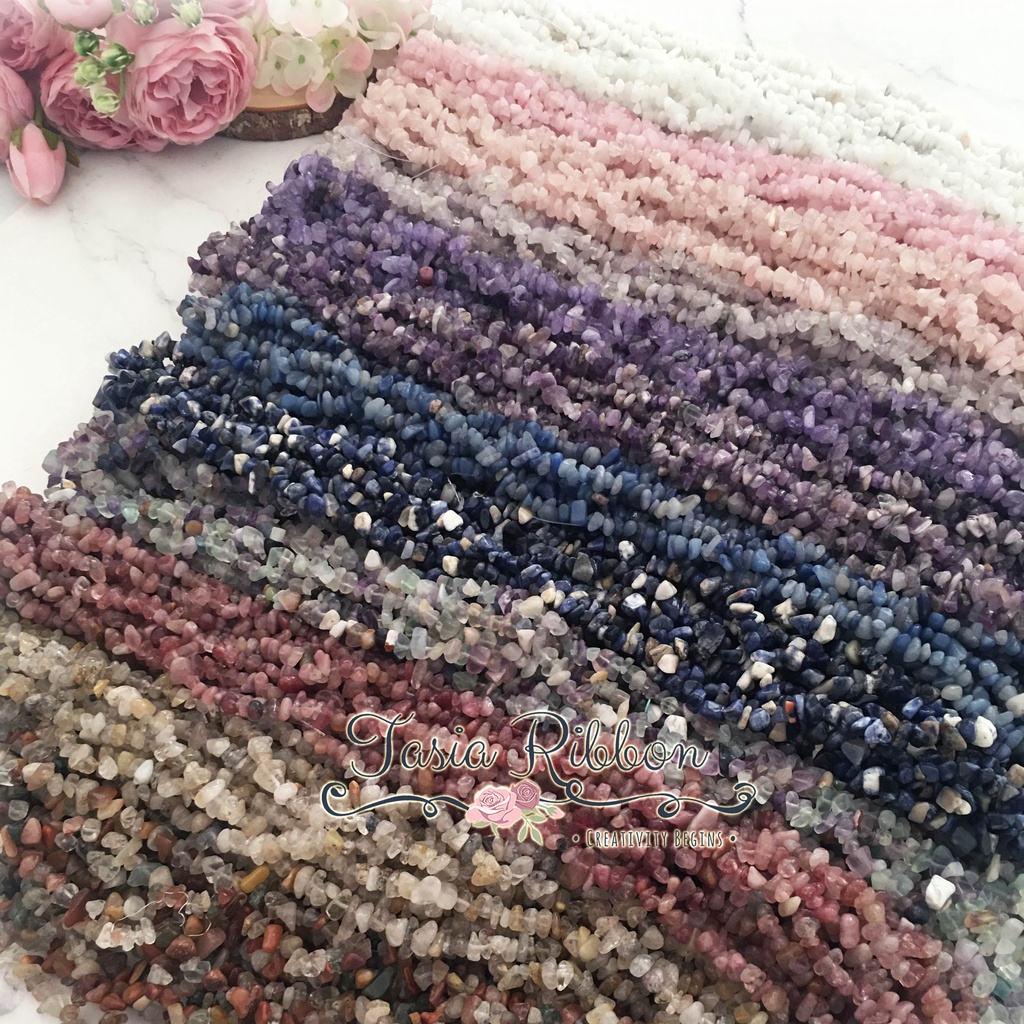 Doradoray_ Manik Batu Kerikil (Batu Alam Kerikil / Batu Kerikil Aksesoris)