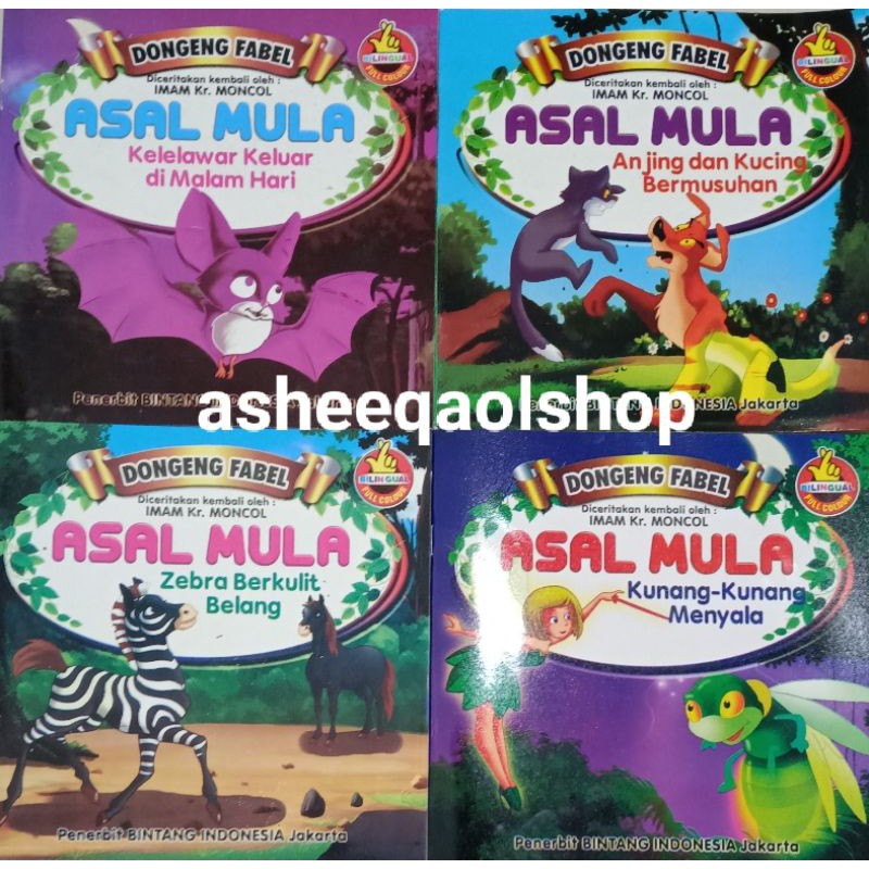 Buku Dongeng Fabel Asal Mula