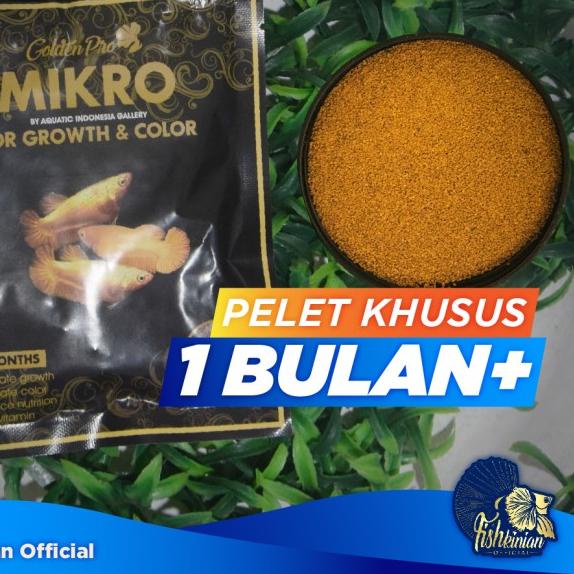 ♙ PELET IKAN CUPANG BETTA FISH - MIKRO UNTUK LUBUKAN ✱