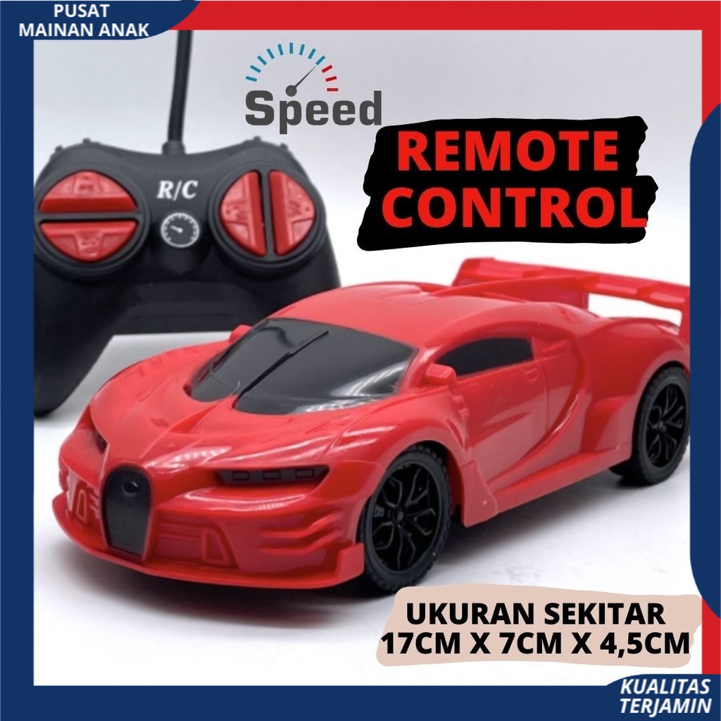 MOBIL REMOTE CONTROL SUPER CAR KABIN BERLAMPU  | RC SPORT RACING CAR MOBILAN BALAP 3D BERLAMPU NEW EDITION