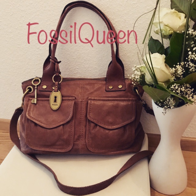 Tas Fossil Original Preloved Vintage Saku Kulit Ori