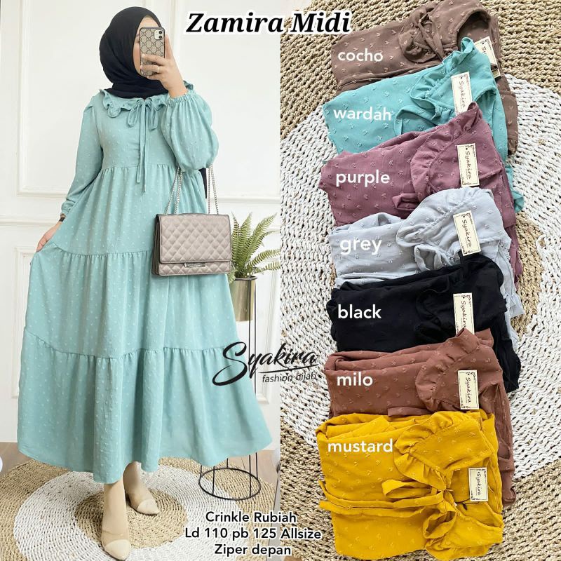 ZAMIRA MIDI DRESS BY SYAKIRA