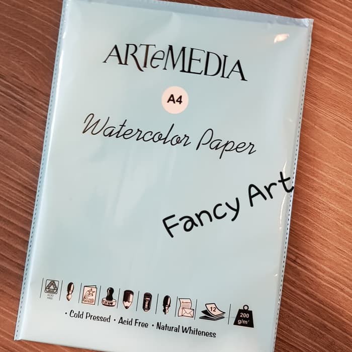 

Kiky Sketch Book - Papan Tulis Gambar - Lyra Sketch Book Artemedia Watercolour Paper 200Gsm A4