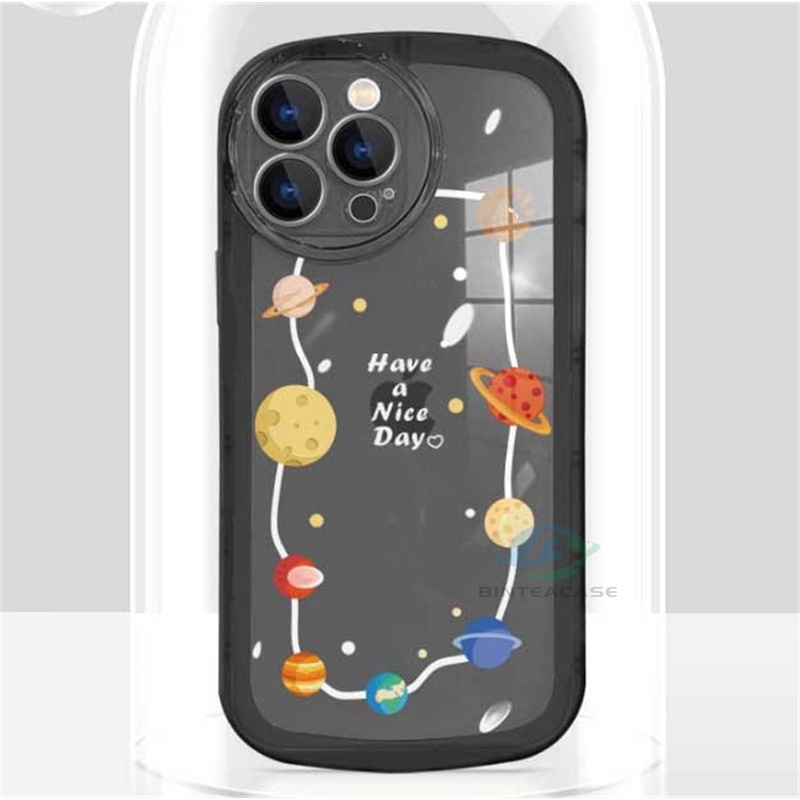 Casing TPU Realme 5 5i 6i C3 C35 C21Y C25Y C21 RealmeC11 2021 C25 C15 C12 C2 Motif Planet Kartun